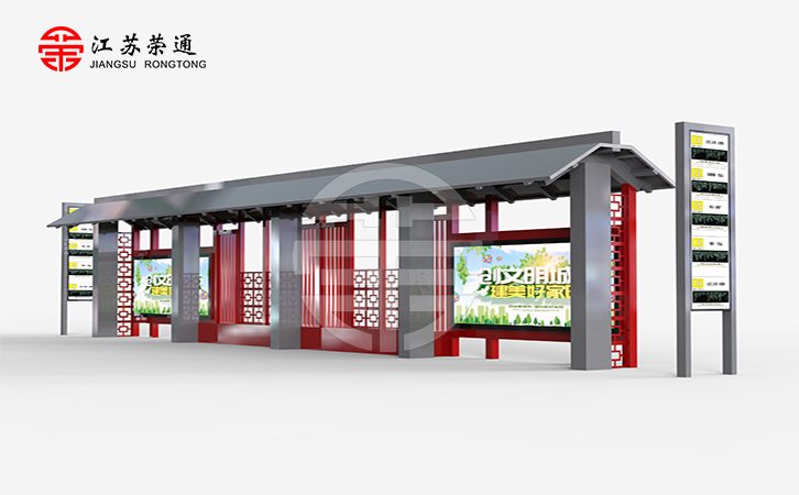 挖掘候車亭制作廠家設計能力