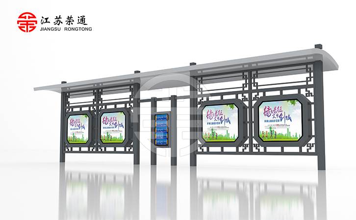 仿古公交候車亭適用城市